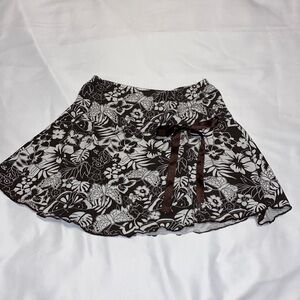 Vintage Zoey Beth Floral Mini Skirt